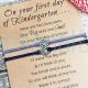 On the First Day of Kindergarten Anxiety Separation Bracelet