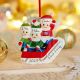 Personalized Ornaments for Christmas Sled Family Decoration