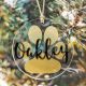 Personalized Christmas Tree Pet Name Ornament
