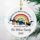 Personalised Christmas Decoration Rainbow Family Ornament