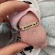 Personalized Name Curved Piece Baby Bracelet Child ID Bracelet