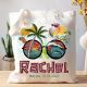 Personalized Baeach Tote Bag Summer Travel Canvas Bag