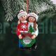 Personalized Christmas Couple Married Engaged Ornament