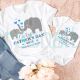 Personalized Our First Father's Day Daddy Baby Matching Shirts New Dad Gift