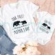 Personalized First Mothers Day Mama And Mini Baby Bear Shirt