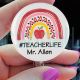 Personalized Teacher Badge Holder Back To School Teacher Gifts