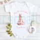 Personalized baby Girl and Boy First Easter Onesies