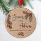 Personalized New Couple Ornament Couple Christmas Pine nuts Ornament