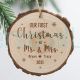 Personalized Newlyweds Ornament Christmas Keepsake Couple Christmas Gift