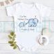 Personalized Our First Mother's Day Elephants Mother Child Outfits