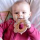 Customized All-Natural Baby Teething Ring Personalized Wood & Silicone Baby Teethers Baby Shower