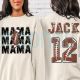 Personalized Football Number And Alphabet Sport Family Sweatshirt 
