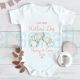 Personalised First Mother's Day Baby Elephant Outfit