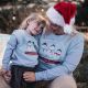 Personalised Family Twinning Snowman Jumper