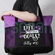 Custom Women Soccer Lovers Tote Bag, What is Life Without Goals