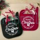 Personalized Family Merry Christmas Pot Holder  Christmas Oven Mitt