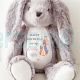 Personalized First Mother or Father Day Soft Bunny as My Parents