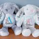 Personalized Bunny Soft Plush Flower Girl Gift Ring Bearer Gifts