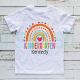 Personalized Rainbow Kindergarten Shirt First Day of School Shirt