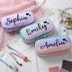 Personalized Rainbow Glitter Pencil Case For Girls School Supplies