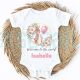 Personalised Peter Rabbit Initial Vest New Baby Gift