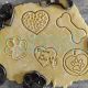 Set of 5 Kids DIY Cookie Cutter, Dog Paw Cookie Stamp