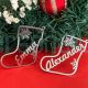 Personalized Stocking Gift Name Tags Christmas Tree Decorations