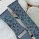 Sunflower Silicone Engraved Watch Strap With Paws & Hearts