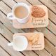 Personalized Adults and kids coffee and treats engraved board
