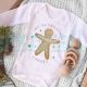 Personalised My 1st Christmas Gingerbread Baby Outfit