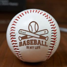 Personalized Baseball with Name and Number 