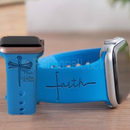 Three Nails and One Cross Silicone Watch Band