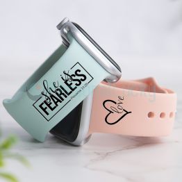 She is Fearless Watch Band Proverbs 31:25 Silicone Watch Band