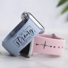 She is Strong Christian inspirational silicone Watch Band 
