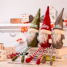 Personalized Knitted Scandinavian Christmas Gnome