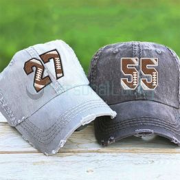 Personalized Football Number Cap Custom Football Hat