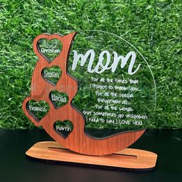 Mother's Day Personalized Plaque, Beautiful gift for Grandma and Nana
