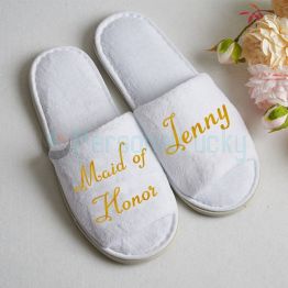 Personlized Bridesmaids Slippers