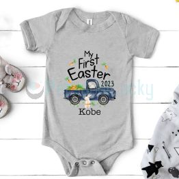 Personalized Easter Bunny Truck Boy First Easter Outfit