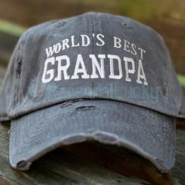 World's Best Dad Grandpa Baseball Cap Father's Day Gift